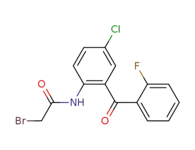 2?(2?bromoacetamido)?5?chloro?2'?fluorobenzophenone