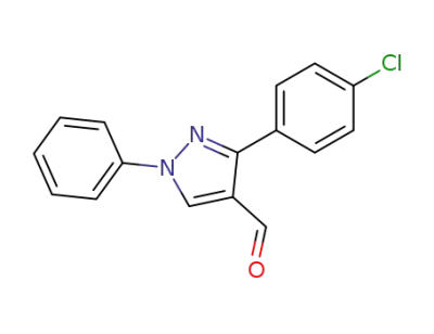 1-phenyl-3-(4-chlorophenyl)-4-pyrazolecarboxaldehyde
