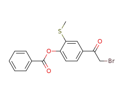4-(2-bromoacetyl)-3-(methylthio)phenyl acetate