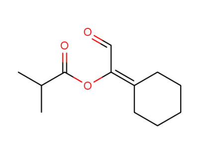 Isobutyric acid 1-cyclohexylidene-2-oxo-ethyl ester